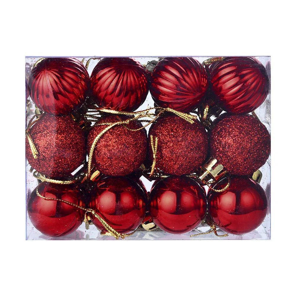 Christmas Decorations For Home 24Pcs 30mm Christmas Xmas Tree Ball Bauble Hanging Home Party Ornament Decor BZ
Christmas Decorations For Home 24Pcs 30mm Christmas Xmas Tree Ball Bauble Hanging Home Party Ornament Decor BZ