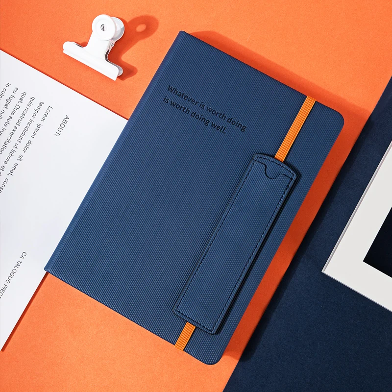 Kinbor A5 Strap Leather Book Office Business Blue Notebook Portable Multi-Function Storage Meeting Record Book Leather Book
Kinbor A5 Strap Leather Book Office Business Blue Notebook Portable Multi-Function Storage Meeting Record Book Leather Book