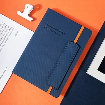 Kinbor A5 Strap Leather Book Office Business Blue Notebook Portable Multi-Function Storage Meeting Record Book Leather Book
Kinbor A5 Strap Leather Book Office Business Blue Notebook Portable Multi-Function Storage Meeting Record Book Leather Book