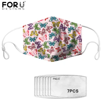 FORUDESIGNS Bunch of Butterflies Print Women Face Masks Windproof Beach Mouth Mask for Ladies Washable Masks with 7PCS Filters
FORUDESIGNS Bunch of Butterflies Print Women Face Masks Windproof Beach Mouth Mask for Ladies Washable Masks with 7PCS Filters