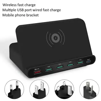 7 In 1 Wireless Charger USB Multiport QC 3.0 Fast Charging Station 60w Mobile Phone Stand
7 In 1 Wireless Charger USB Multiport QC 3.0 Fast Charging Station 60w Mobile Phone Stand