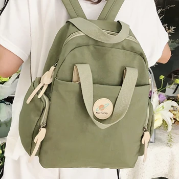 Enopella Women Backpack Solid Color College Large Capacity Waterproof Bag Fashion Casual Travel Backpacks Women Mochilas
Enopella Women Backpack Solid Color College Large Capacity Waterproof Bag Fashion Casual Travel Backpacks Women Mochilas