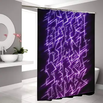 Shower Curtain for Bathroom Popular Printing Design Water Resistant English Alphabet 72inch72inch.
Shower Curtain for Bathroom Popular Printing Design Water Resistant English Alphabet 72inch72inch.