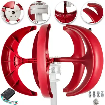VEVOR Wind Turbine 100W 12V/24V Wind Turbine Generator Red Lantern Vertical Wind Generator 5 Leaves with Controller
VEVOR Wind Turbine 100W 12V/24V Wind Turbine Generator Red Lantern Vertical Wind Generator 5 Leaves with Controller