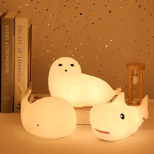 Kawaii Night Light Veilleuse Enfant Silicone Lights Touch Sensor Timing Bedroom Bedside Lamp Room Decor for Kids Baby Children
Kawaii Night Light Veilleuse Enfant Silicone Lights Touch Sensor Timing Bedroom Bedside Lamp Room Decor for Kids Baby Children