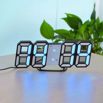 LED Digital Wall Clock Large Time 3D Alarm Date Temperature Nightlight Table Desk Watch Home Decoration Hang Electronic Clocks
LED Digital Wall Clock Large Time 3D Alarm Date Temperature Nightlight Table Desk Watch Home Decoration Hang Electronic Clocks