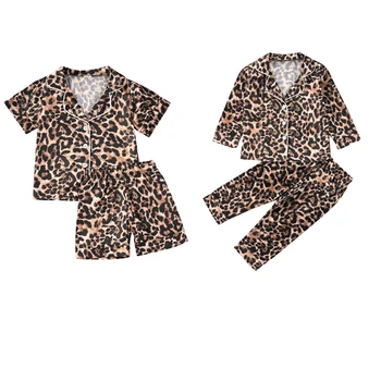 0-6Y NEW Fashion Baby Boys Girls Leopard Pajama Sets Short Sleeve/Long Sleeve Tops+Shorts/Pants Nightwear 2pcs Set
0-6Y NEW Fashion Baby Boys Girls Leopard Pajama Sets Short Sleeve/Long Sleeve Tops+Shorts/Pants Nightwear 2pcs Set