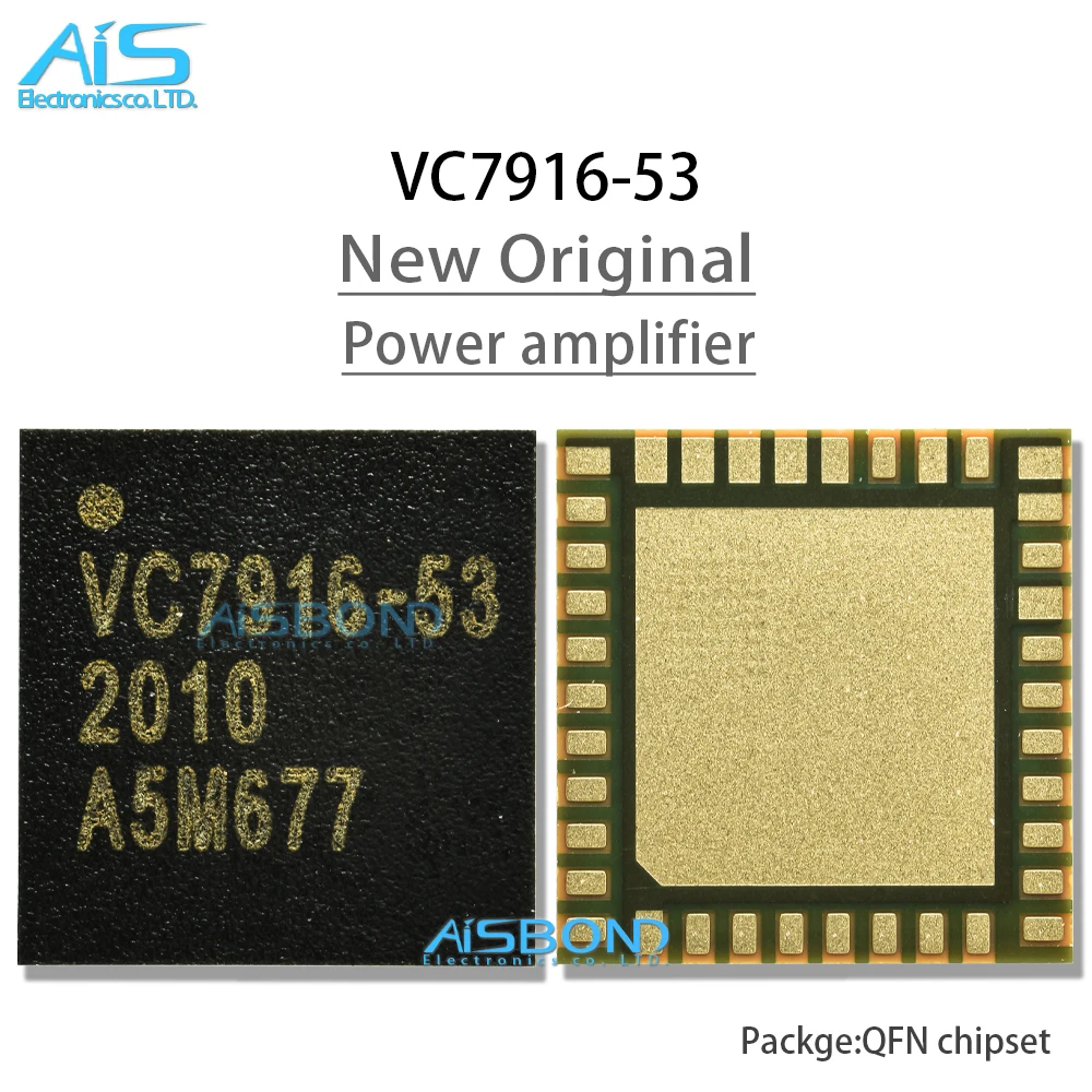 2Pcs/lot New VC7916-53 PA IC For Mobile Phone Power Amplifier IC VC7916 Signal Module Chip
2Pcs/lot New VC7916-53 PA IC For Mobile Phone Power Amplifier IC VC7916 Signal Module Chip
