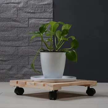 Removable Wooden Flower Pot Stand with Wheels Detachable Tray Plant Stand Base Flower Pot Mobile Cart Flat Stand Garden Tool
Removable Wooden Flower Pot Stand with Wheels Detachable Tray Plant Stand Base Flower Pot Mobile Cart Flat Stand Garden Tool