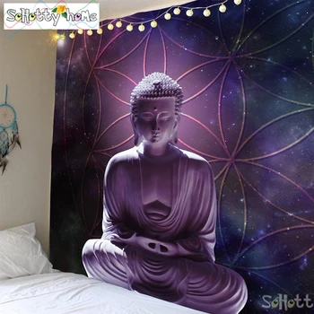 Indian Buddha Statue Tapestry Wall Hanging Purple Wall Cloth Tapestries Psychedelic Yoga Carpet Home Decoration
Indian Buddha Statue Tapestry Wall Hanging Purple Wall Cloth Tapestries Psychedelic Yoga Carpet Home Decoration