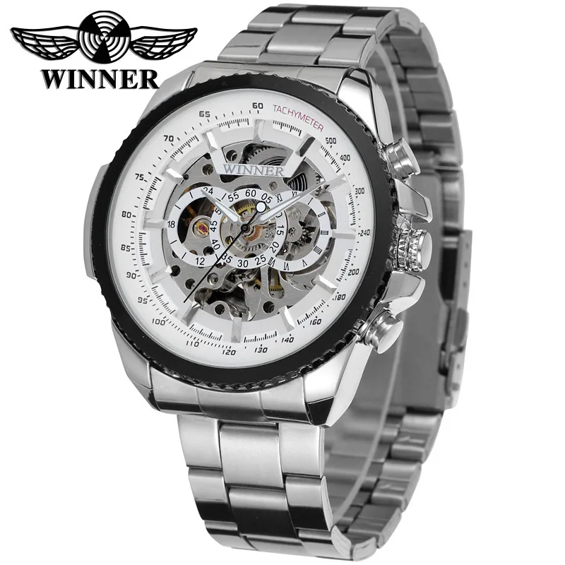 Table Genuine Product Winner Winner Large Dial-Style Fully Automatic Analog Watch Steel Belt
Table Genuine Product Winner Winner Large Dial-Style Fully Automatic Analog Watch Steel Belt