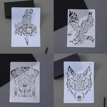 1pc Animal Painting Template Drawing Template Hollow Out School Stationery Tools Painting Supply Ruler Drawing Figure Templ R2T2
1pc Animal Painting Template Drawing Template Hollow Out School Stationery Tools Painting Supply Ruler Drawing Figure Templ R2T2