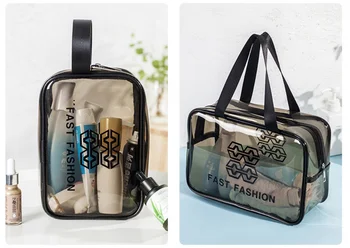 Storage Bag Portable Waterproof Multipurpose Makeup Bag Cosmetic Bag for Women Fashion High Capacity Gray/Clear 2020
Storage Bag Portable Waterproof Multipurpose Makeup Bag Cosmetic Bag for Women Fashion High Capacity Gray/Clear 2020