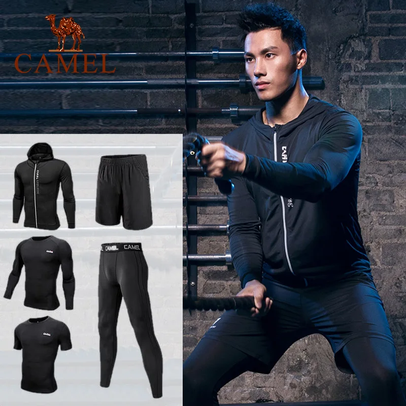 CAMEL Sports Suit 5pieces MEN Running Jogging Quick Dry Fitness Outdoor Workout Compression Legging 2019
CAMEL Sports Suit 5pieces MEN Running Jogging Quick Dry Fitness Outdoor Workout Compression Legging 2019