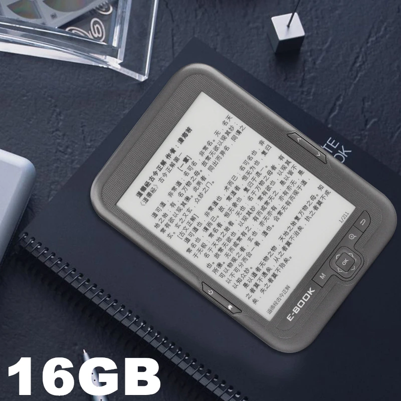 New! Thinner 8GB/16GB 6'' e book Reader 6 inch e ink FB2 Russian e-book Reader battery 2500mAh
New! Thinner 8GB/16GB 6'' e book Reader 6 inch e ink FB2 Russian e-book Reader battery 2500mAh