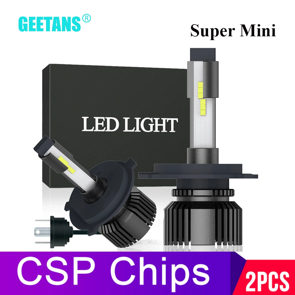 GEETANS Car Lights H7 LED H4 lamps for car Headlight Bulb led H11 H1 H3 CSP Mini HB4 HB3 H8 H9 9005 9006 12V 12000LM fog light
GEETANS Car Lights H7 LED H4 lamps for car Headlight Bulb led H11 H1 H3 CSP Mini HB4 HB3 H8 H9 9005 9006 12V 12000LM fog light