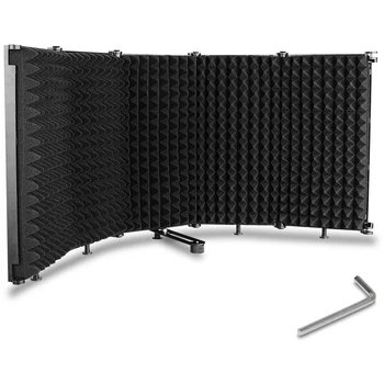 Microphone Isolation Shield for Any Condenser Microphone Recording Equipment Studio
Microphone Isolation Shield for Any Condenser Microphone Recording Equipment Studio
