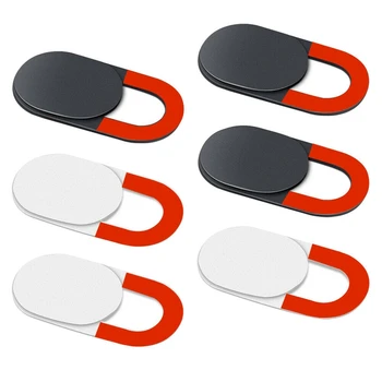 6 Pack Webcam Cover Slide Ultra Thin Round Laptop Camera Cover Slide Privacy Protection for Computer Pro 
6 Pack Webcam Cover Slide Ultra Thin Round Laptop Camera Cover Slide Privacy Protection for Computer Pro