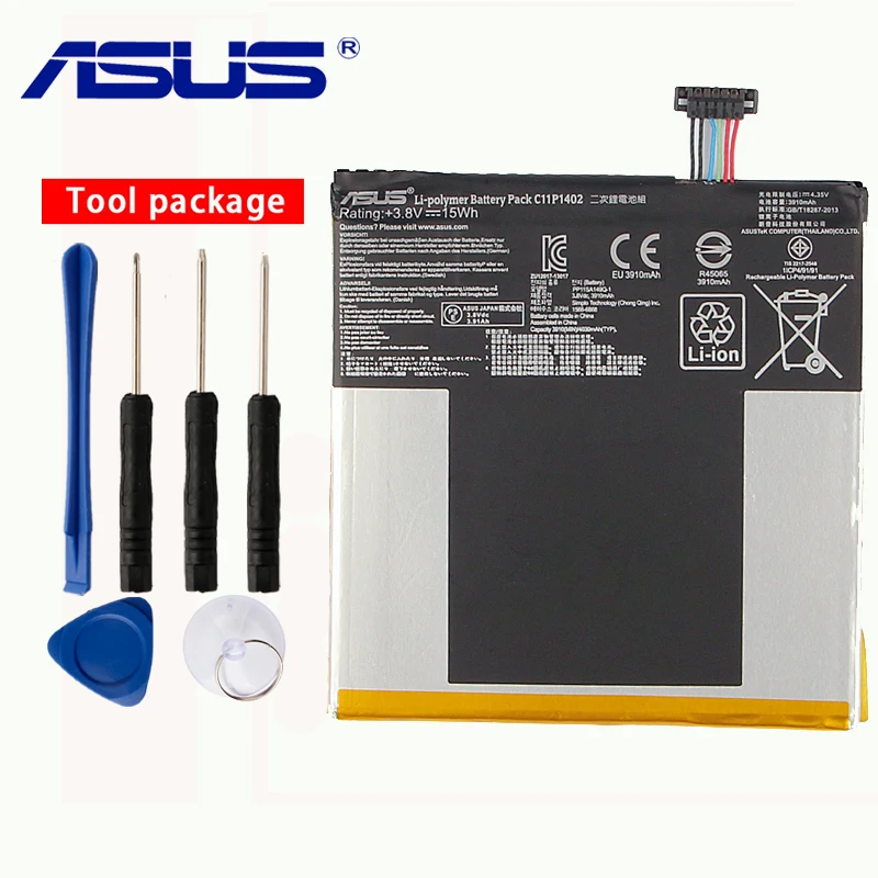 Orignal ASUS C11P1402 Battery For ASUS Fone Pad 7 ME375C FE375 FE375CXG K019 3.8v 15wh 3910mAh
Orignal ASUS C11P1402 Battery For ASUS Fone Pad 7 ME375C FE375 FE375CXG K019 3.8v 15wh 3910mAh