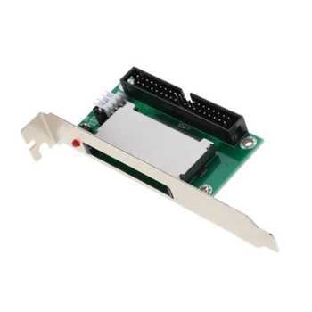 

40-Pin Compact Flash Bootable Card Adapter PCI Bracket CF To IDE Back Panel Adapters Connector For Desktop Computer