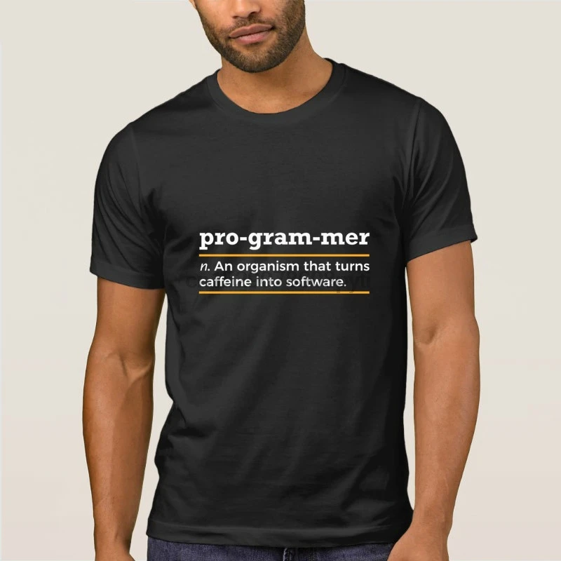Stylish Tshirt Cotton Programmer That Turn Caffeine Into Software Javascript Technology T Shirt Homme Short T Shirt For Men
Stylish Tshirt Cotton Programmer That Turn Caffeine Into Software Javascript Technology T Shirt Homme Short T Shirt For Men