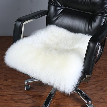 Single Side Genuine sheepskin fur chair cushion for Household Office Chair, hairy real sheep fur gaming chair pad
Single Side Genuine sheepskin fur chair cushion for Household Office Chair, hairy real sheep fur gaming chair pad