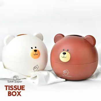 1PC Home Cute Bear Tissue Box Nordic Style Roll Paper Storage Box Round Shaped Tissue Box Container Towel Napkin Tissue Holder
1PC Home Cute Bear Tissue Box Nordic Style Roll Paper Storage Box Round Shaped Tissue Box Container Towel Napkin Tissue Holder
