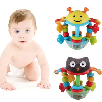 Kuulee Multi-function Baby Rattle 360 Degrees Rotates Bead Cartoon Baby Rattles Teether Toys Baby Rattle plastic
Kuulee Multi-function Baby Rattle 360 Degrees Rotates Bead Cartoon Baby Rattles Teether Toys Baby Rattle plastic