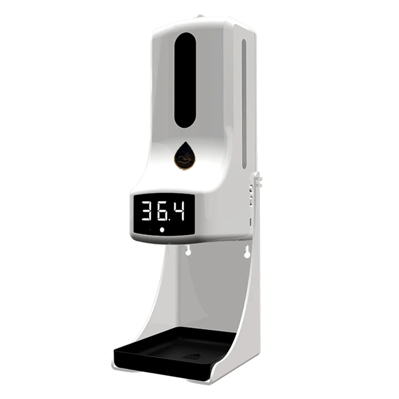 1000Ml K9 Pro Wall-Mounted Thermometer with Soap Dispenser,with Alarm,for Use in Offices,Schools and Communities
1000Ml K9 Pro Wall-Mounted Thermometer with Soap Dispenser,with Alarm,for Use in Offices,Schools and Communities