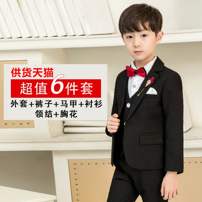 Spring Children Small Suit Set BOY'S New Year's Day Host Performance Formal Dress Boy Wedding Flower Boys/Flower Girls
Spring Children Small Suit Set BOY'S New Year's Day Host Performance Formal Dress Boy Wedding Flower Boys/Flower Girls