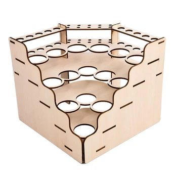 90 degree 15-Hole Wooden Paint Bottle Storage Box Color Paint Ink Brush Holder Rack Modular Holder Storage Tool
90 degree 15-Hole Wooden Paint Bottle Storage Box Color Paint Ink Brush Holder Rack Modular Holder Storage Tool