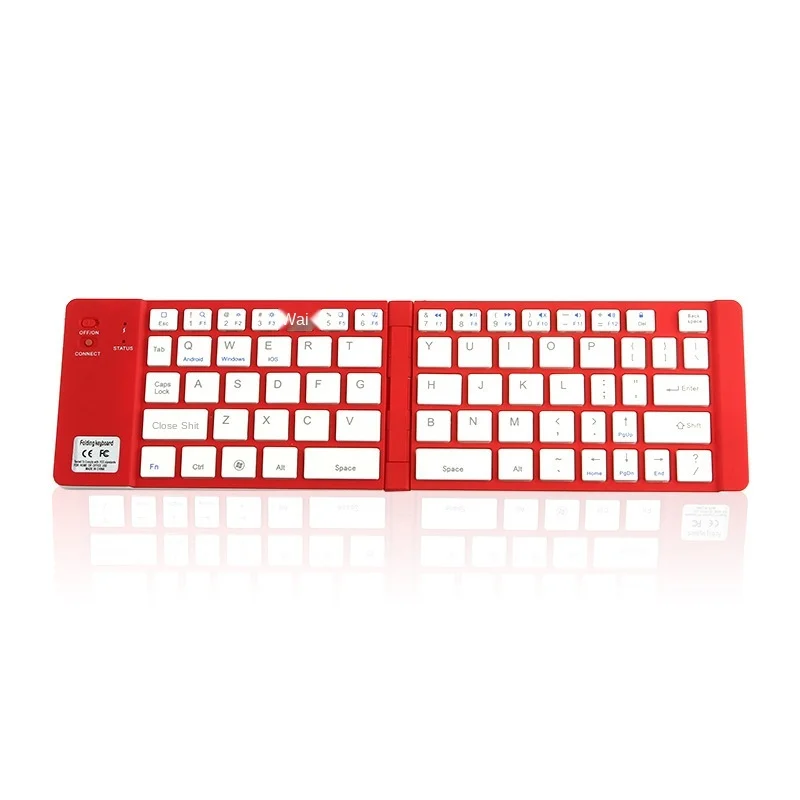 Portable Bluetooth Folding Keyboard Creative Pocket Double Fold Fold Keyboard for Mobile PC Tablet
Portable Bluetooth Folding Keyboard Creative Pocket Double Fold Fold Keyboard for Mobile PC Tablet