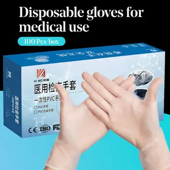 100PCS Transparent Disposable PVC Gloves Disposable High Elastic Housework Medical Protective Gloves Universal For Home Cleaning
100PCS Transparent Disposable PVC Gloves Disposable High Elastic Housework Medical Protective Gloves Universal For Home Cleaning