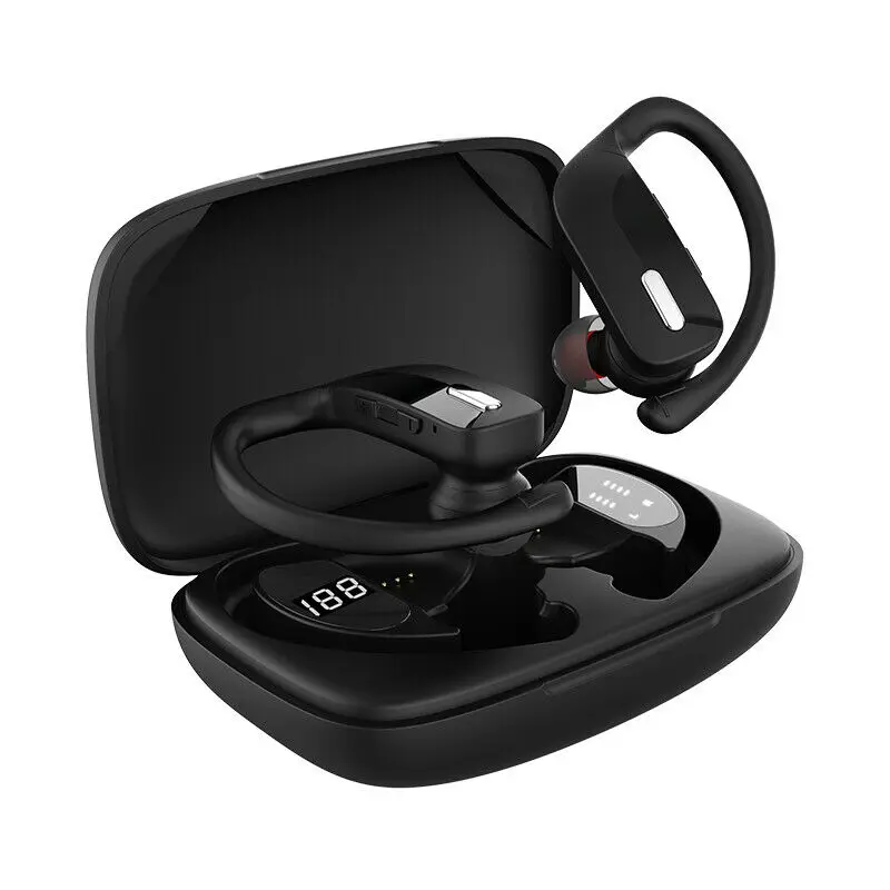 T17 Wireless Bluetooth Headset 5.0 LED Digital Display Ear Hanging Sports Waterproof Bluetooth Headset Wireless Earphone
T17 Wireless Bluetooth Headset 5.0 LED Digital Display Ear Hanging Sports Waterproof Bluetooth Headset Wireless Earphone