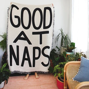 Sand blanket decoration knitting carpet North European wind bed blanket nap sand towel simple shawl living room floor mat
Sand blanket decoration knitting carpet North European wind bed blanket nap sand towel simple shawl living room floor mat