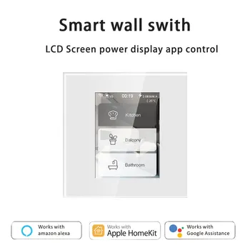2020 Latest 5 model in one LCD WIFI Smart wall Switch work with app homekit ,alexa,googlehome for smart switch smart home
2020 Latest 5 model in one LCD WIFI Smart wall Switch work with app homekit ,alexa,googlehome for smart switch smart home