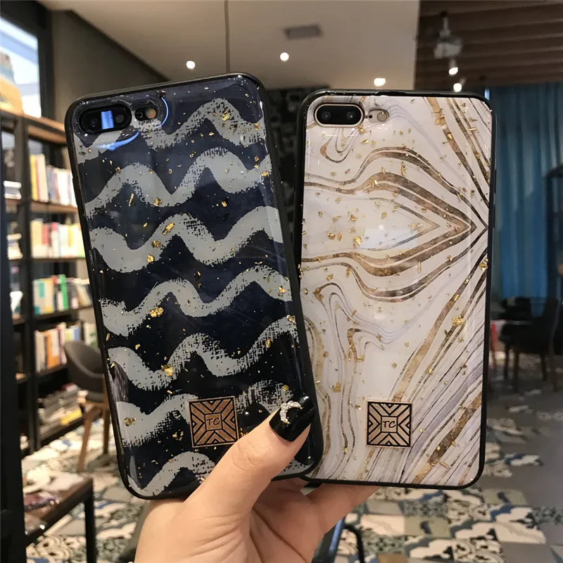 Luxury Gold Foil Glitter Phone Case For iPhone X XS Max XR Case For iPhone 7 8 6 6s Plus Geometric Soft TPU Silicone Cover Capa
Luxury Gold Foil Glitter Phone Case For iPhone X XS Max XR Case For iPhone 7 8 6 6s Plus Geometric Soft TPU Silicone Cover Capa