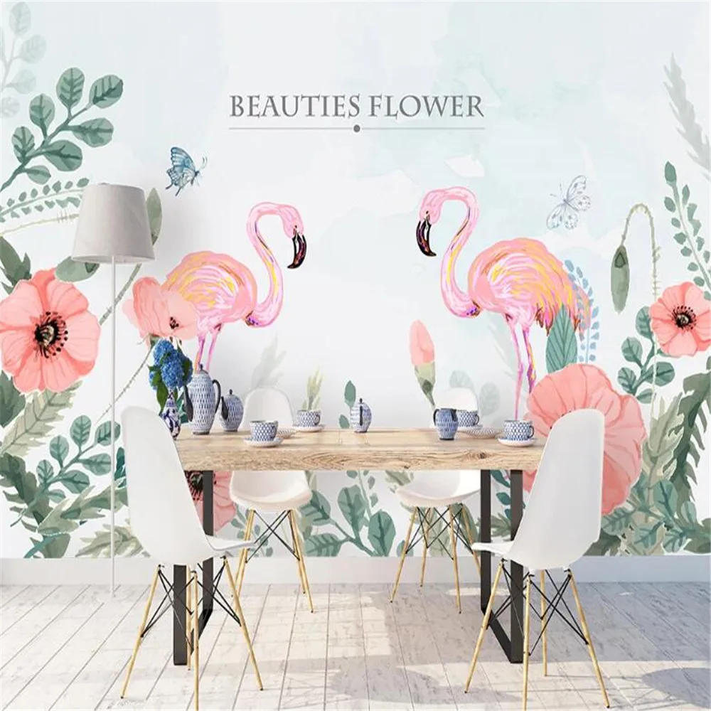milofi custom wallpaper mural 3D hand-painted Nordic poppies flamingo sofa TV background wall
milofi custom wallpaper mural 3D hand-painted Nordic poppies flamingo sofa TV background wall