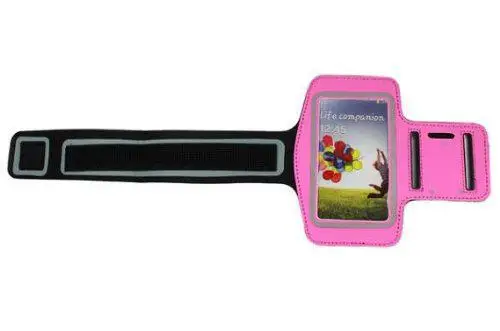 

GloryStar The Hot Pink Sports Armband Back Case Cover for Samsung Galaxy S4 I9500