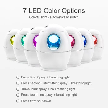 800ML Ultrasonic Humidifier Air Humidificador Aroma Essential Oil Diffuser Air Fresher Fogger with LED Light Air Conditioning
800ML Ultrasonic Humidifier Air Humidificador Aroma Essential Oil Diffuser Air Fresher Fogger with LED Light Air Conditioning