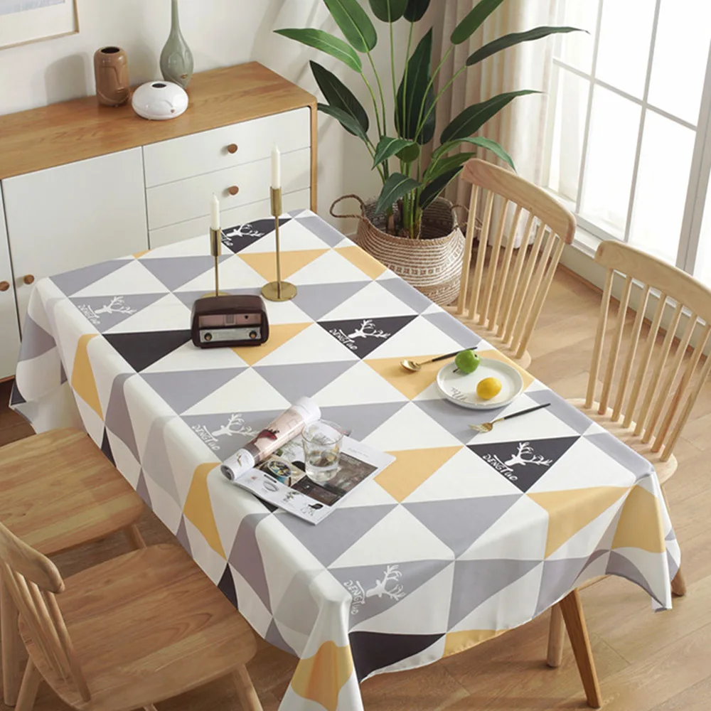 Living Room Kitchen Tablecloth Geometric Printing Tablecloth Cover Towel Hit Color Rectangular Home Dining Table Cloth 2020
Living Room Kitchen Tablecloth Geometric Printing Tablecloth Cover Towel Hit Color Rectangular Home Dining Table Cloth 2020