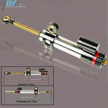 Universal Motorcycle Adjustable Steering Damper Stabilizer For kawasaki Ninja ZX-10R Ninja ZX-10R ABS Ninja ZX-12R Ninja ZX-14R
Universal Motorcycle Adjustable Steering Damper Stabilizer For kawasaki Ninja ZX-10R Ninja ZX-10R ABS Ninja ZX-12R Ninja ZX-14R