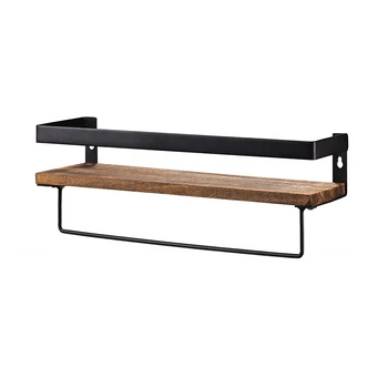 Wall Shelf Multifunction Storage Holder Decorative Metal Wooden Rustic Floating Shelf Storage For Kitchen Bathroom Towel
Wall Shelf Multifunction Storage Holder Decorative Metal Wooden Rustic Floating Shelf Storage For Kitchen Bathroom Towel