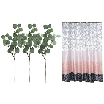 Modern Geometric Shower Curtain Waterproof Bathroom Curtain with 25.5 Inch Tall Artificial Greenery Holiday Greens
Modern Geometric Shower Curtain Waterproof Bathroom Curtain with 25.5 Inch Tall Artificial Greenery Holiday Greens