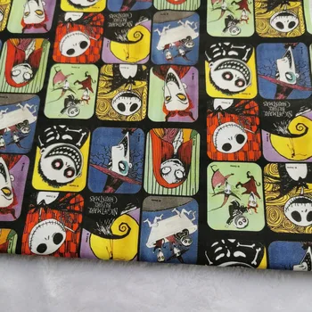 skull couple digital print cartoon fabric cloth DIY sewing material patchwork for bags table cloth baby garment make tissues
skull couple digital print cartoon fabric cloth DIY sewing material patchwork for bags table cloth baby garment make tissues