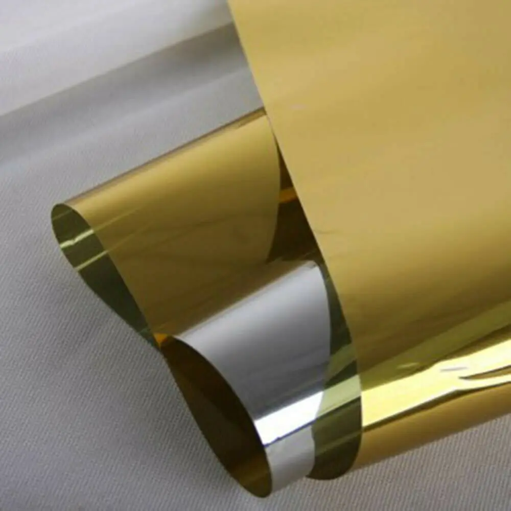 8 m/rolls One Way Vision Window Sticker Film Heat Control Decor Solar Film Gold anti UV Privacy Self-Adhesive Window Tint
8 m/rolls One Way Vision Window Sticker Film Heat Control Decor Solar Film Gold anti UV Privacy Self-Adhesive Window Tint