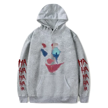 Fashion print Joker Hoodies Men Women Sweatshirts Autumn Hoodies Casual joker HA HA HA Hooded Harajuku Men's gray Pullovers
Fashion print Joker Hoodies Men Women Sweatshirts Autumn Hoodies Casual joker HA HA HA Hooded Harajuku Men's gray Pullovers