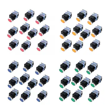 10 Pcs BEM38-11S Self-Lock Flat Head Button Switch 1 On 1 Off Button Switch 22mm Button Key
10 Pcs BEM38-11S Self-Lock Flat Head Button Switch 1 On 1 Off Button Switch 22mm Button Key