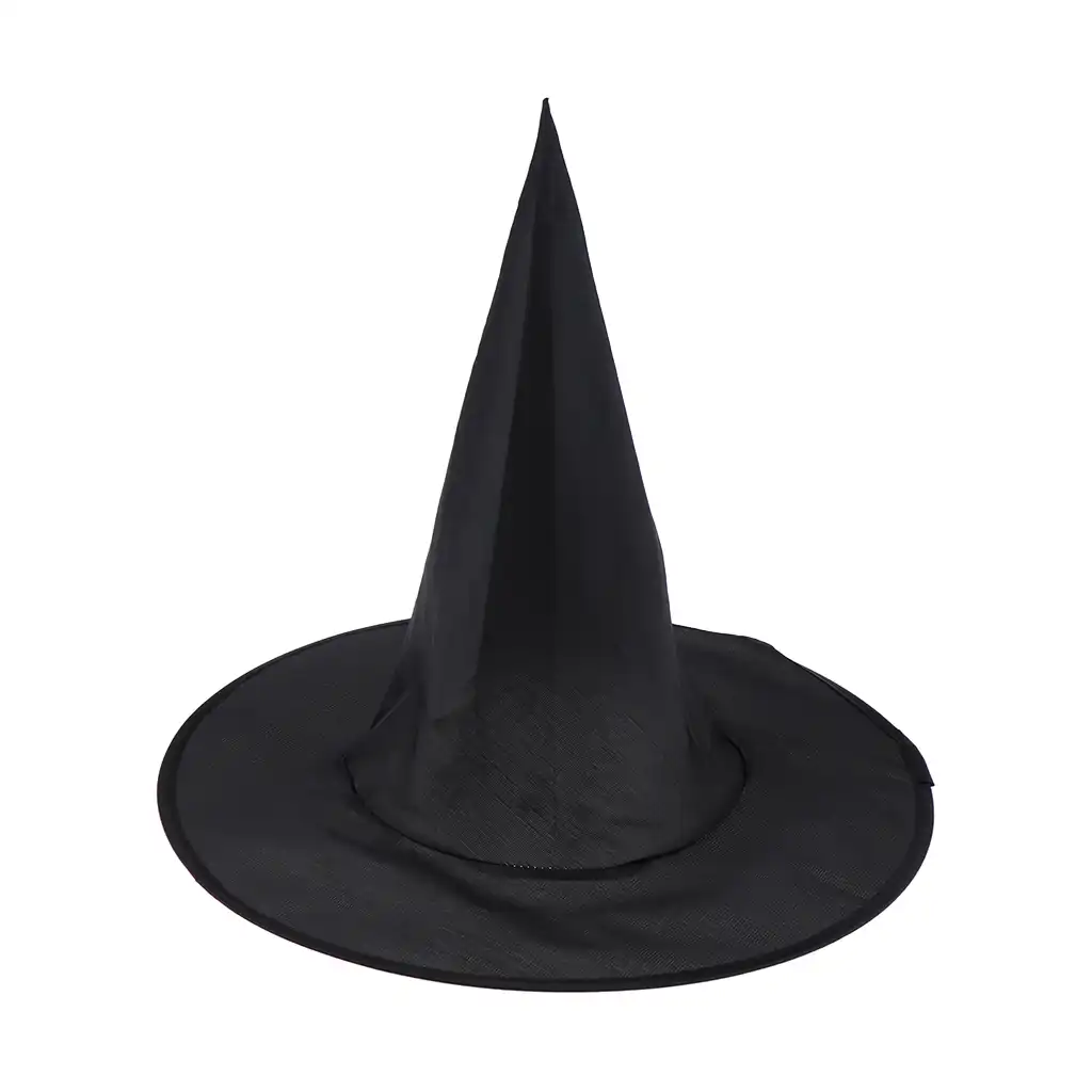adults kids black witch hat halloween witches wizard costume