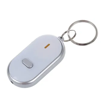 New White LED Sound Control Torch Anti-Lost Lost Key Or Wallet Locator Finder Keyring Keychain Whistle Beep
New White LED Sound Control Torch Anti-Lost Lost Key Or Wallet Locator Finder Keyring Keychain Whistle Beep